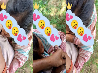 Desi Girl OutDoor Sucking Lover Dick